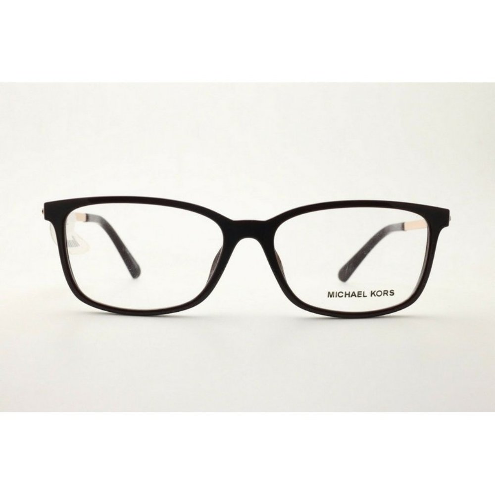 Michael Kors 4060U 3344 Black Square Eyeglasses Clear Lenses 54mm